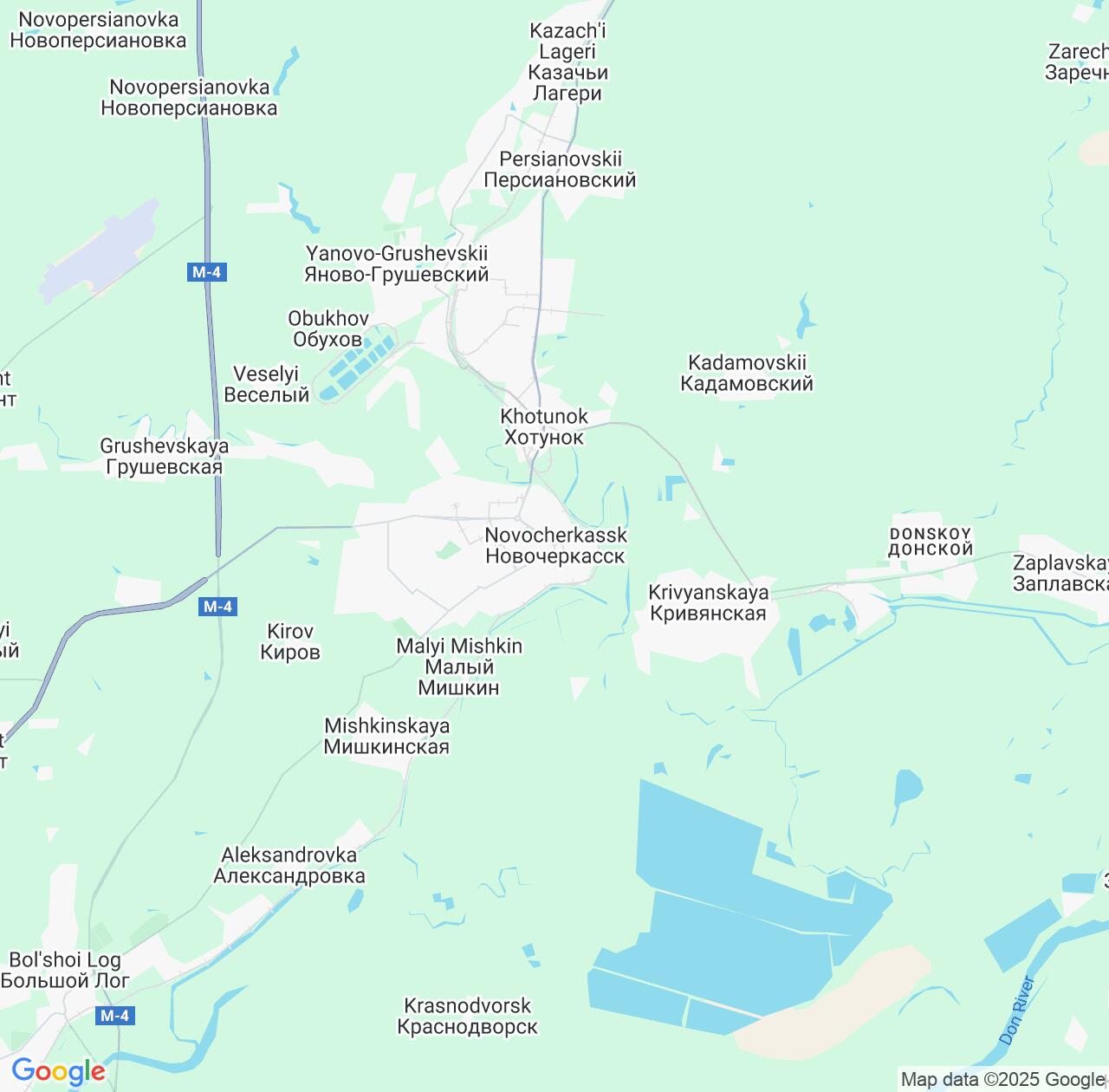 Map image for Intellectual Property Lawyers in Novocherkassk and Rostov IP firms at coordinates  ; .