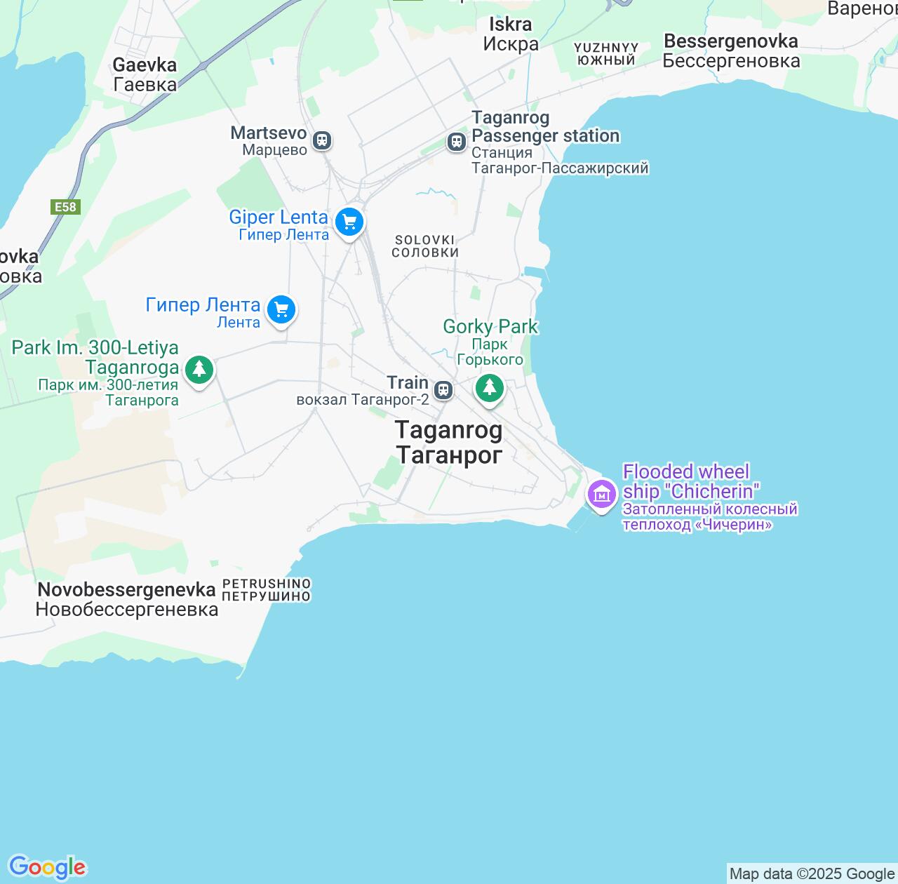 Map image for Intellectual Property Lawyers in Taganrog and Rostov IP firms at coordinates  ; .
