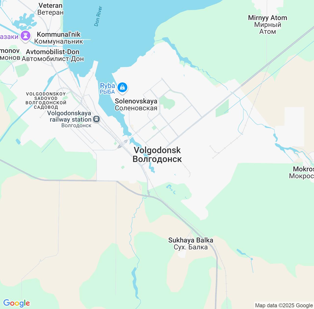 Map image for Intellectual Property Lawyers in Volgodonsk and Rostov IP firms at coordinates  ; .