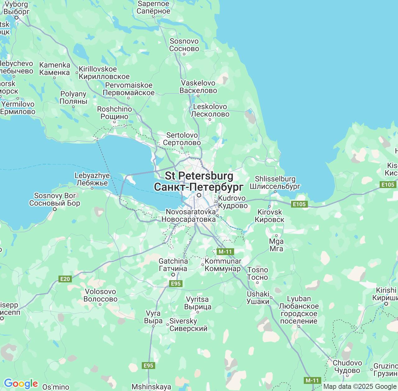 Map image for Intellectual Property Lawyers in Centralniy and St.-Petersburg IP firms at coordinates  ; .