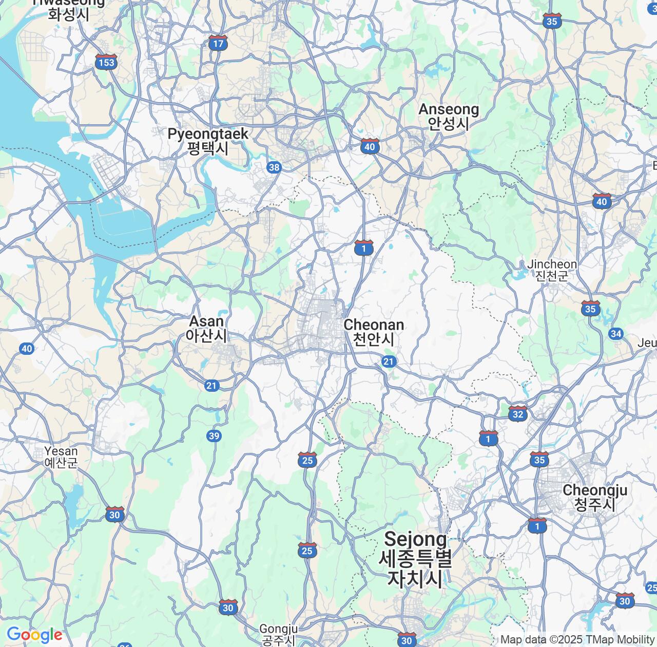 Map image for Intellectual Property Lawyers in Cheonan and Chungcheongnam-do IP firms at coordinates  ; .