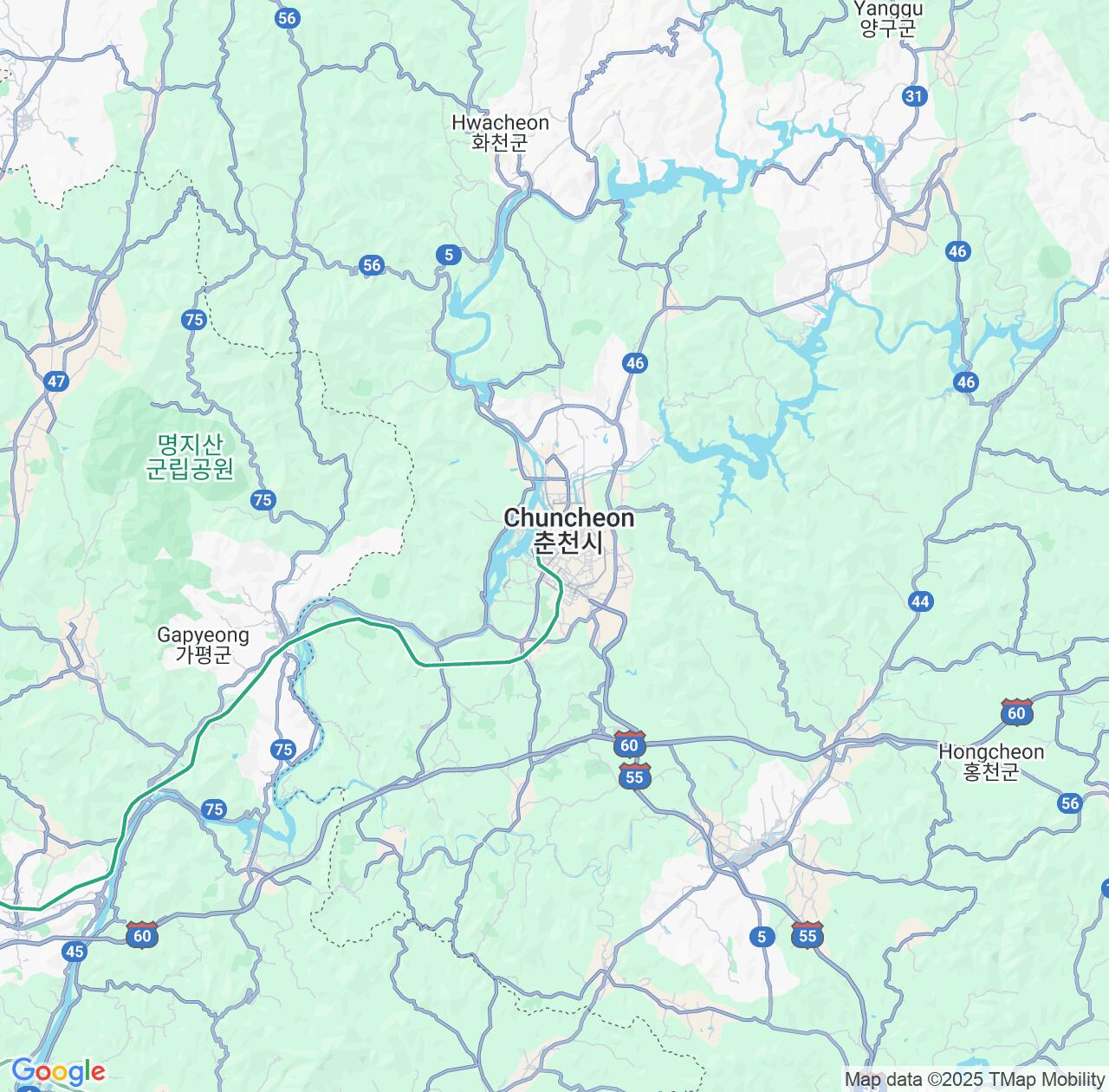 Map image for Intellectual Property Lawyers in Chuncheon and Gangwon-do IP firms at coordinates  ; .