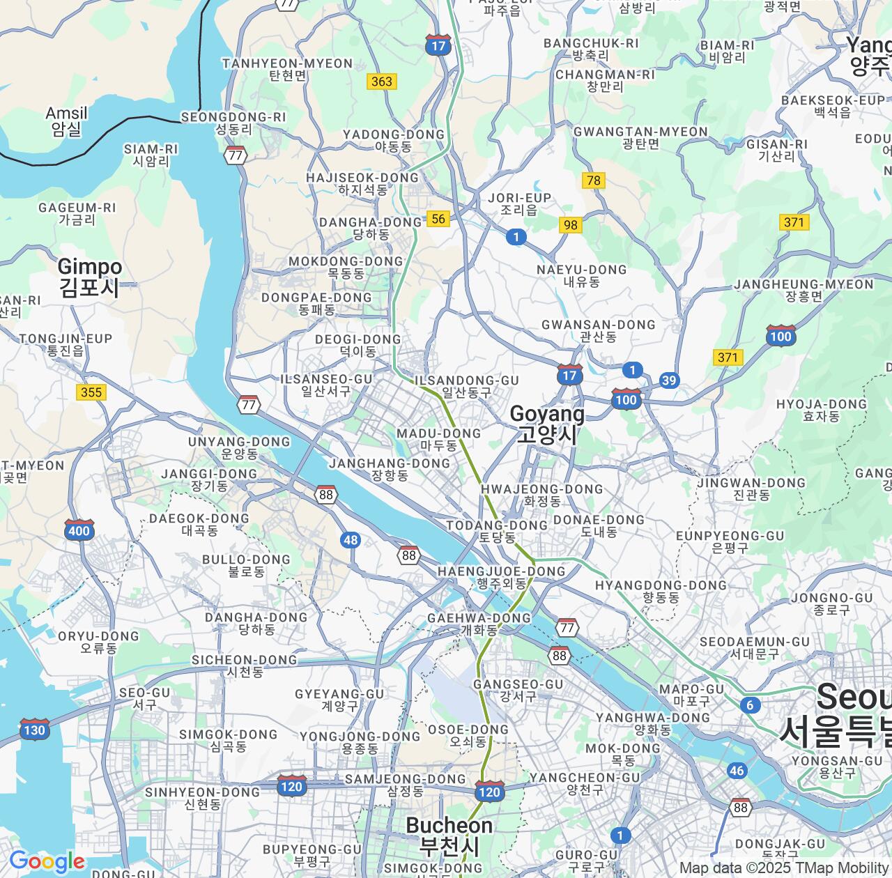 Map image for Intellectual Property Lawyers in Goyang-si and Gyeonggi-do IP firms at coordinates  ; .