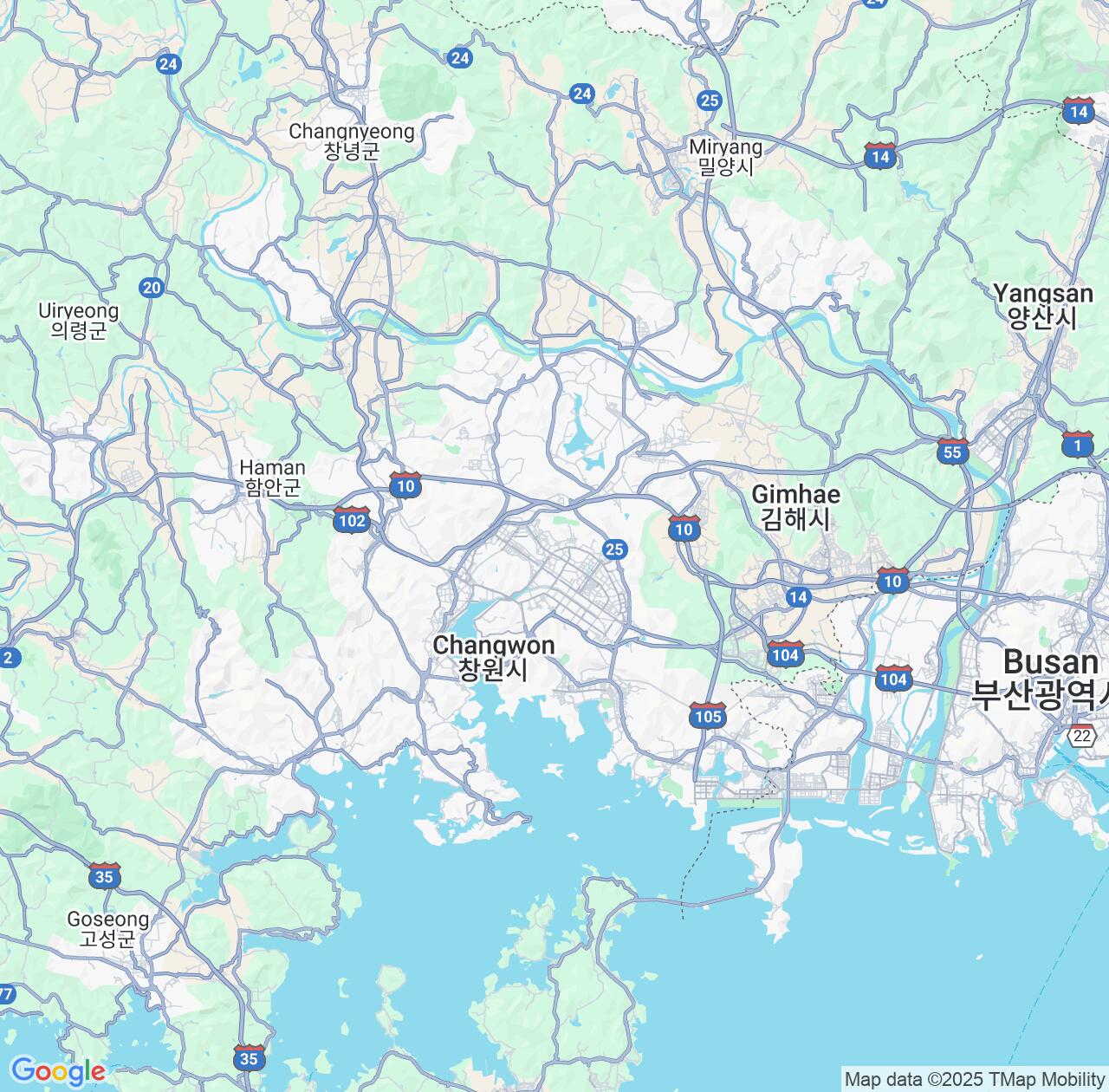 Map image for Intellectual Property Lawyers in Changwon and Gyeongsangnam-do IP firms at coordinates  ; .