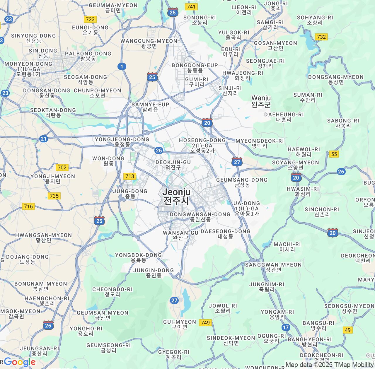 Map image for Intellectual Property Lawyers in Jeonju and Jeollabuk-do IP firms at coordinates  ; .
