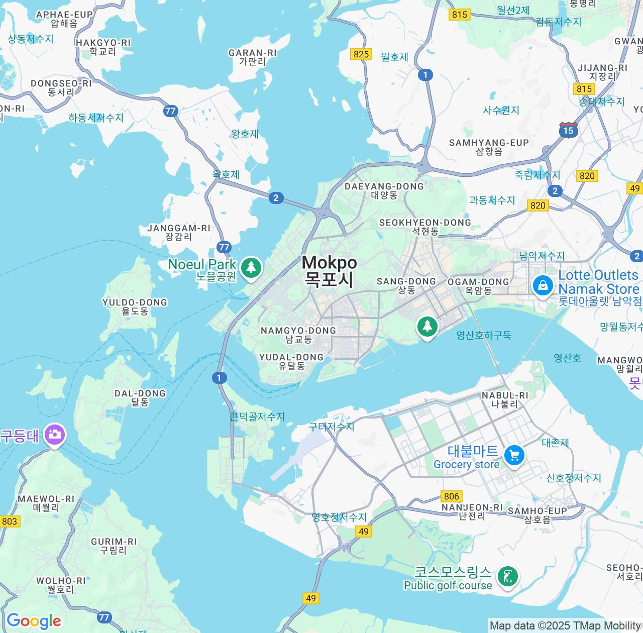 Map image for Intellectual Property Lawyers in Mokpo and Jeollanam-do IP firms at coordinates  ; .