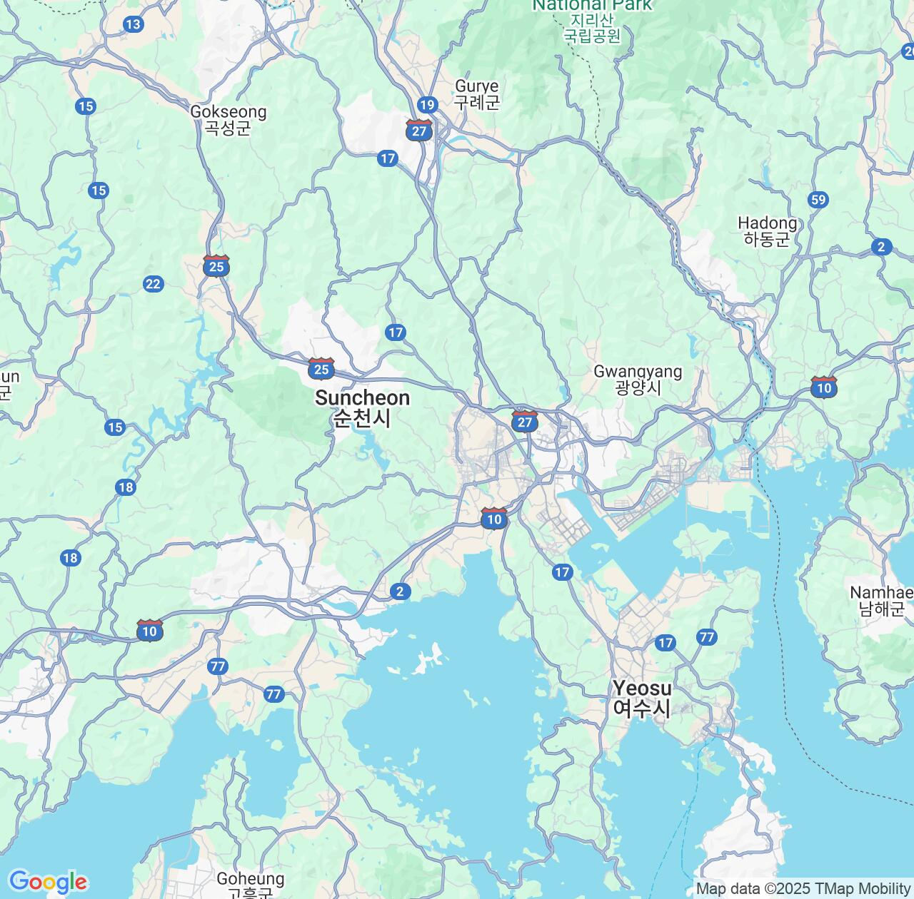 Map image for Intellectual Property Lawyers in Suncheon and Jeollanam-do IP firms at coordinates  ; .