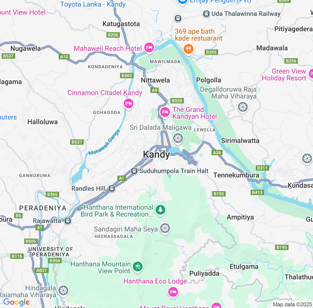 Map image for Intellectual Property Lawyers in Kandy and Central Province IP firms at coordinates  ; .