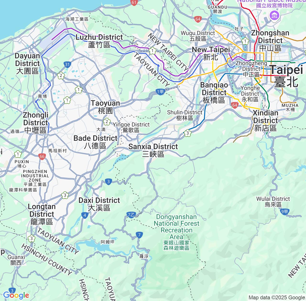 Map image for Intellectual Property Lawyers in Sanxia and Taipei IP firms at coordinates  ; .