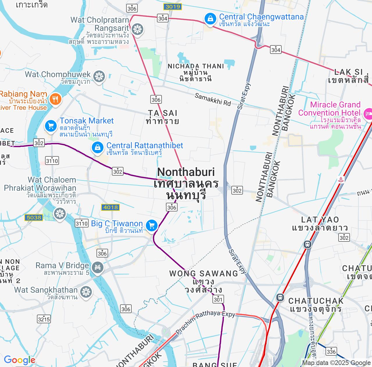Map image for Intellectual Property Lawyers in Nonthaburi and Thailand IP firms at coordinates  ; .