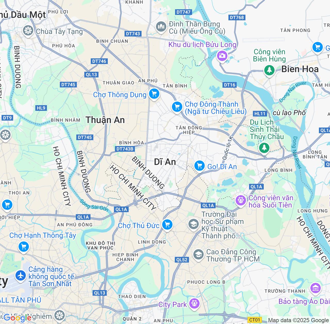 Map image for Intellectual Property Lawyers in Di An and Bình Dương Province IP firms at coordinates  ; .