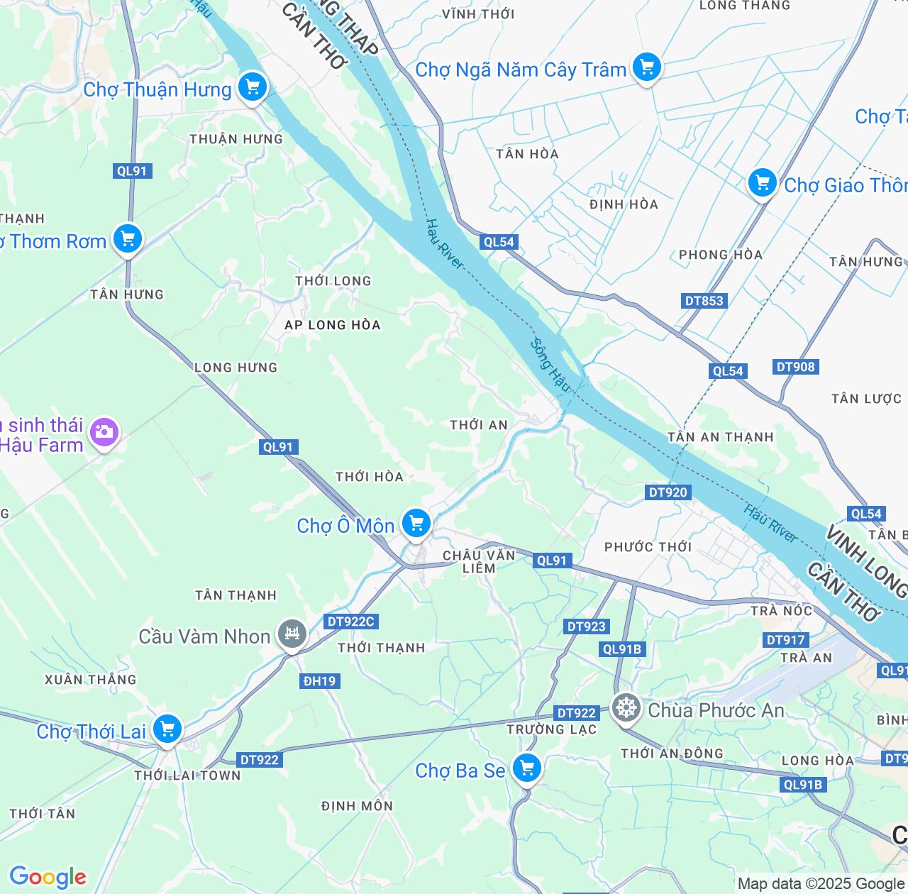 Map image for Intellectual Property Lawyers in O Mon and Can Tho IP firms at coordinates  ; .
