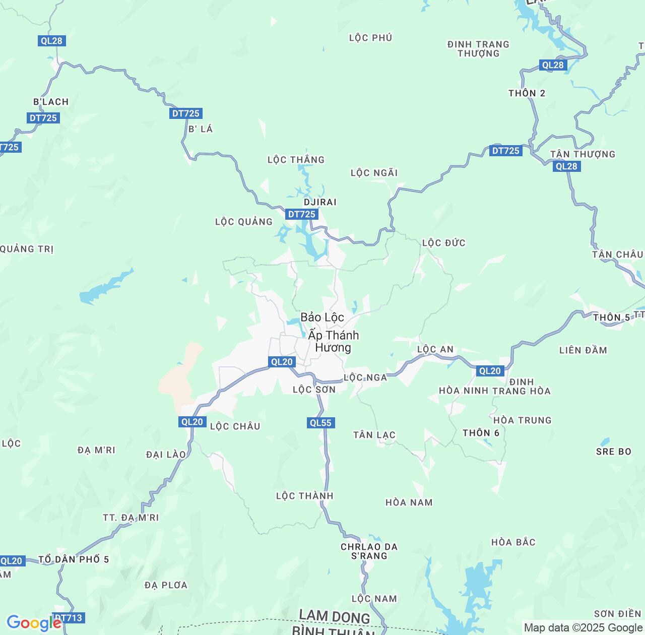 Map image for Intellectual Property Lawyers in Bao Loc and Lâm Đồng Province IP firms at coordinates  ; .