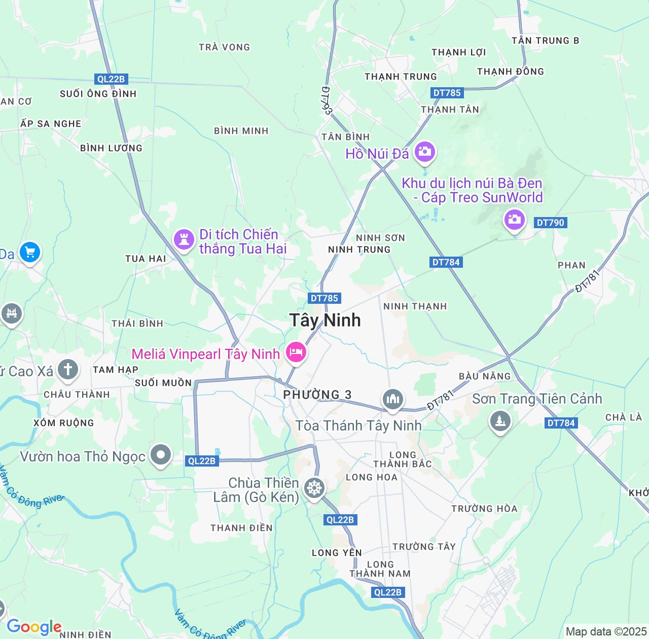 Map image for Intellectual Property Lawyers in Tay Ninh and Tây Ninh Province IP firms at coordinates  ; .