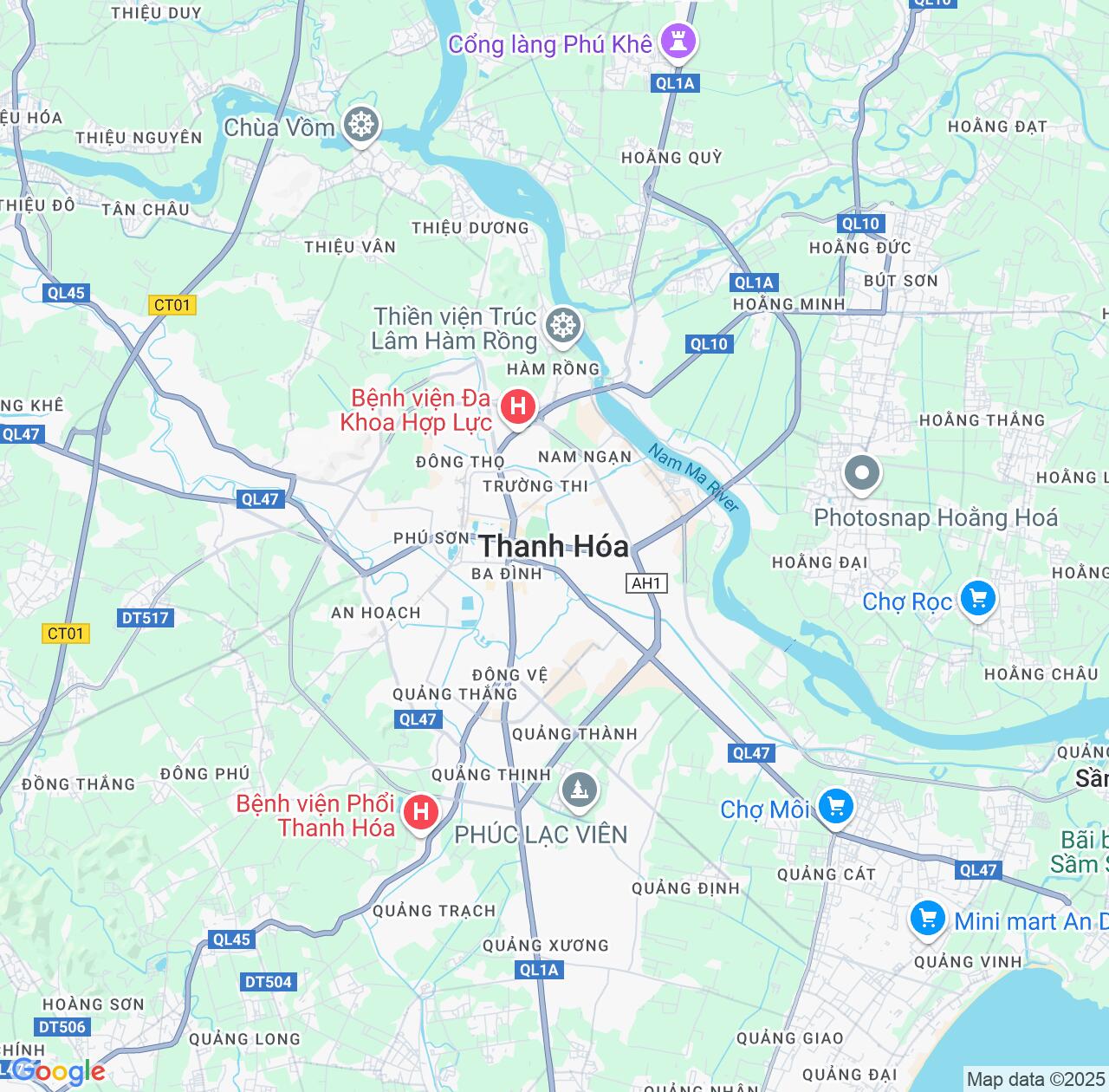 Map image for Intellectual Property Lawyers in Thanh Hoa and Thanh Hóa Province IP firms at coordinates  ; .