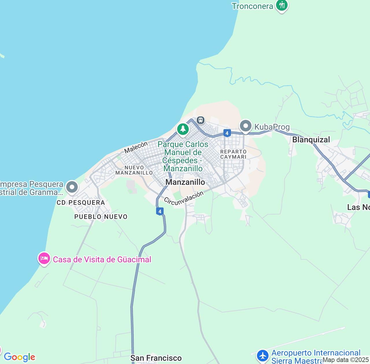 Map image for Intellectual Property Lawyers in Manzanillo and Granma Province IP firms at coordinates  ; .