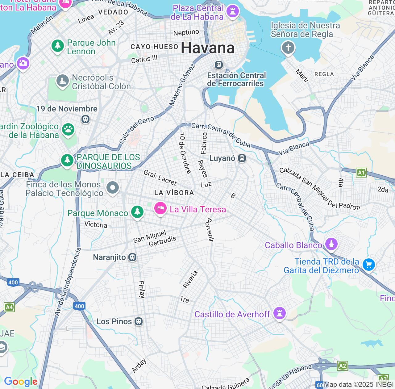 Map image for Intellectual Property Lawyers in Cerro and Havana IP firms at coordinates  ; .