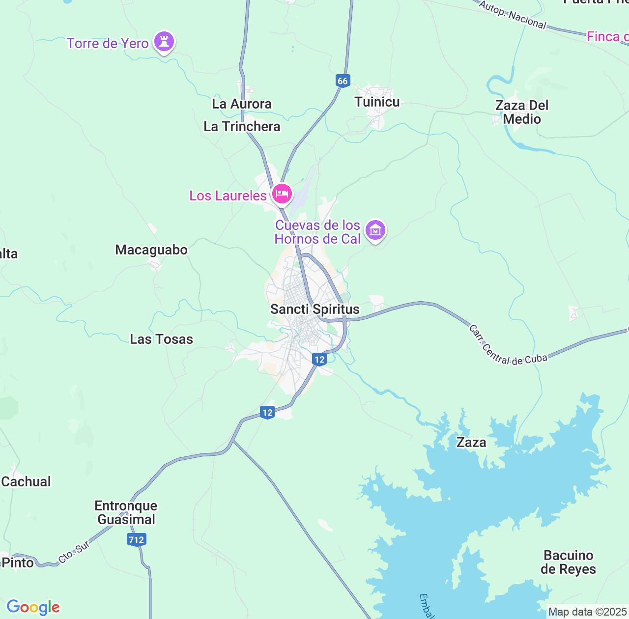 Map image for Intellectual Property Lawyers in Sancti SpÃritus and Sancti Spiritus Province IP firms at coordinates  ; .