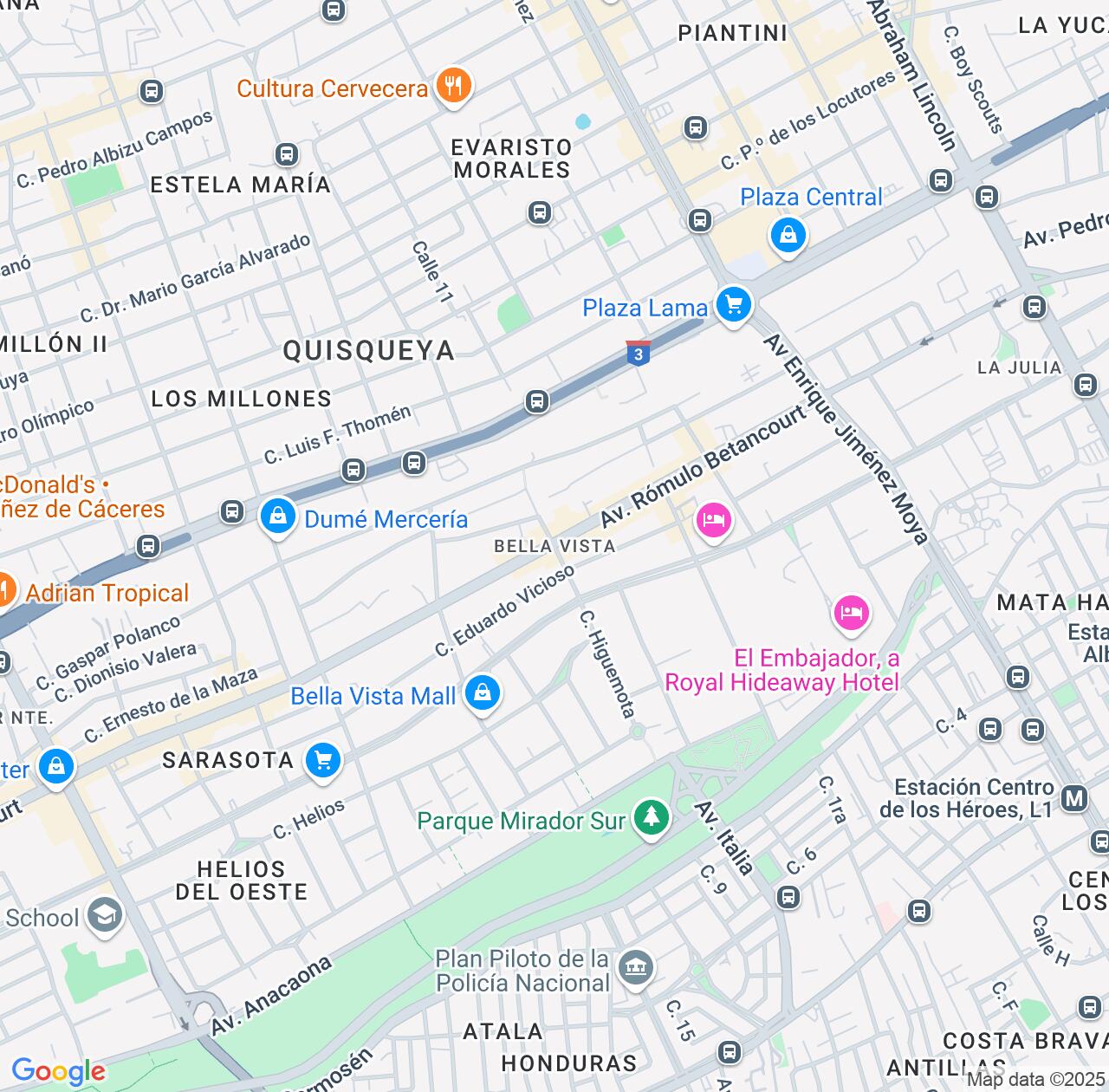 Map image for Intellectual Property Lawyers in Bella Vista and Nacional IP firms at coordinates  ; .