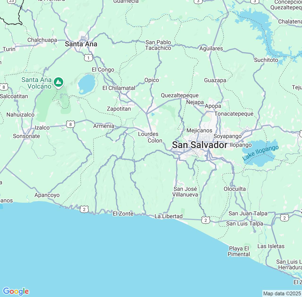 Map image for Intellectual Property Lawyers in La Libertad Department and El Salvador IP firms at coordinates  ; .
