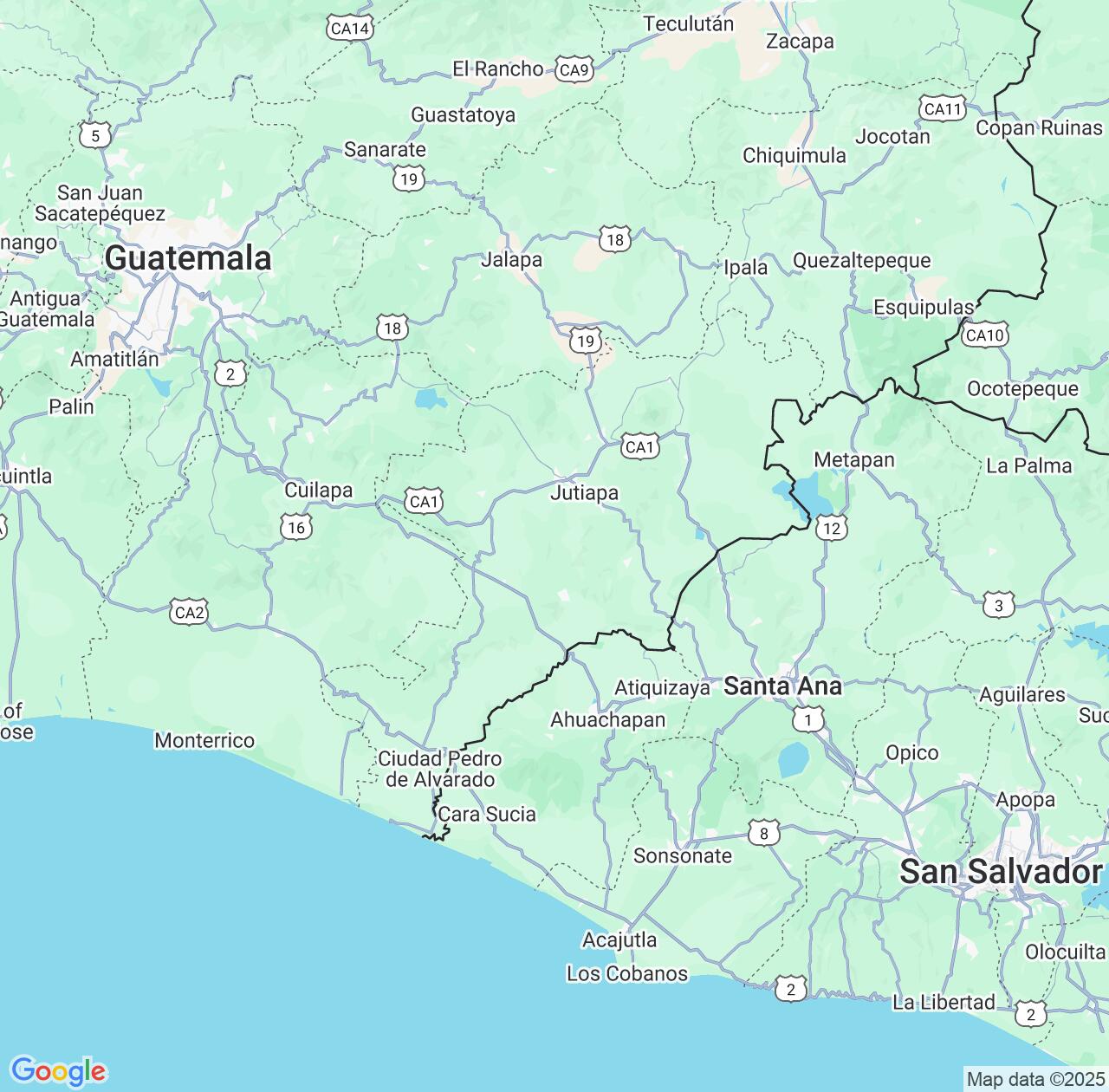 Map image for Intellectual Property Lawyers in Jutiapa and Guatemala IP firms at coordinates  ; .