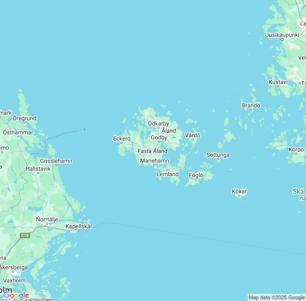 Map image for Intellectual Property Lawyers in Aland Islands and Europe IP firms at coordinates  ; .