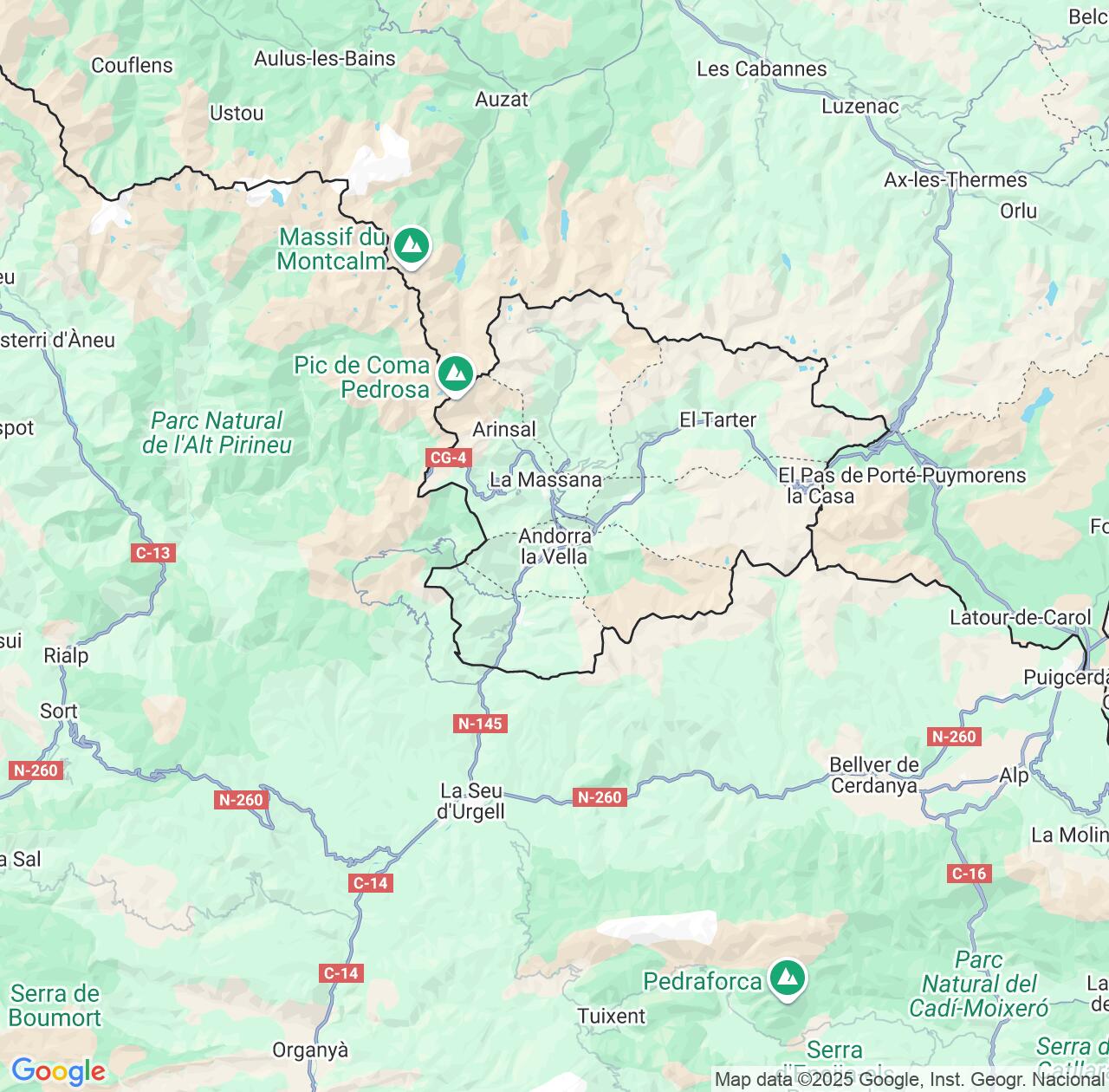 Map image for Intellectual Property Lawyers in Andorra and Europe IP firms at coordinates  ; .