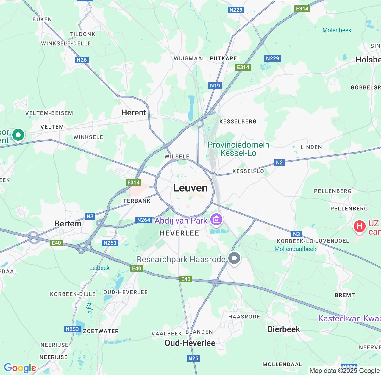 Map image for Intellectual Property Lawyers in Leuven and Flanders IP firms at coordinates  ; .