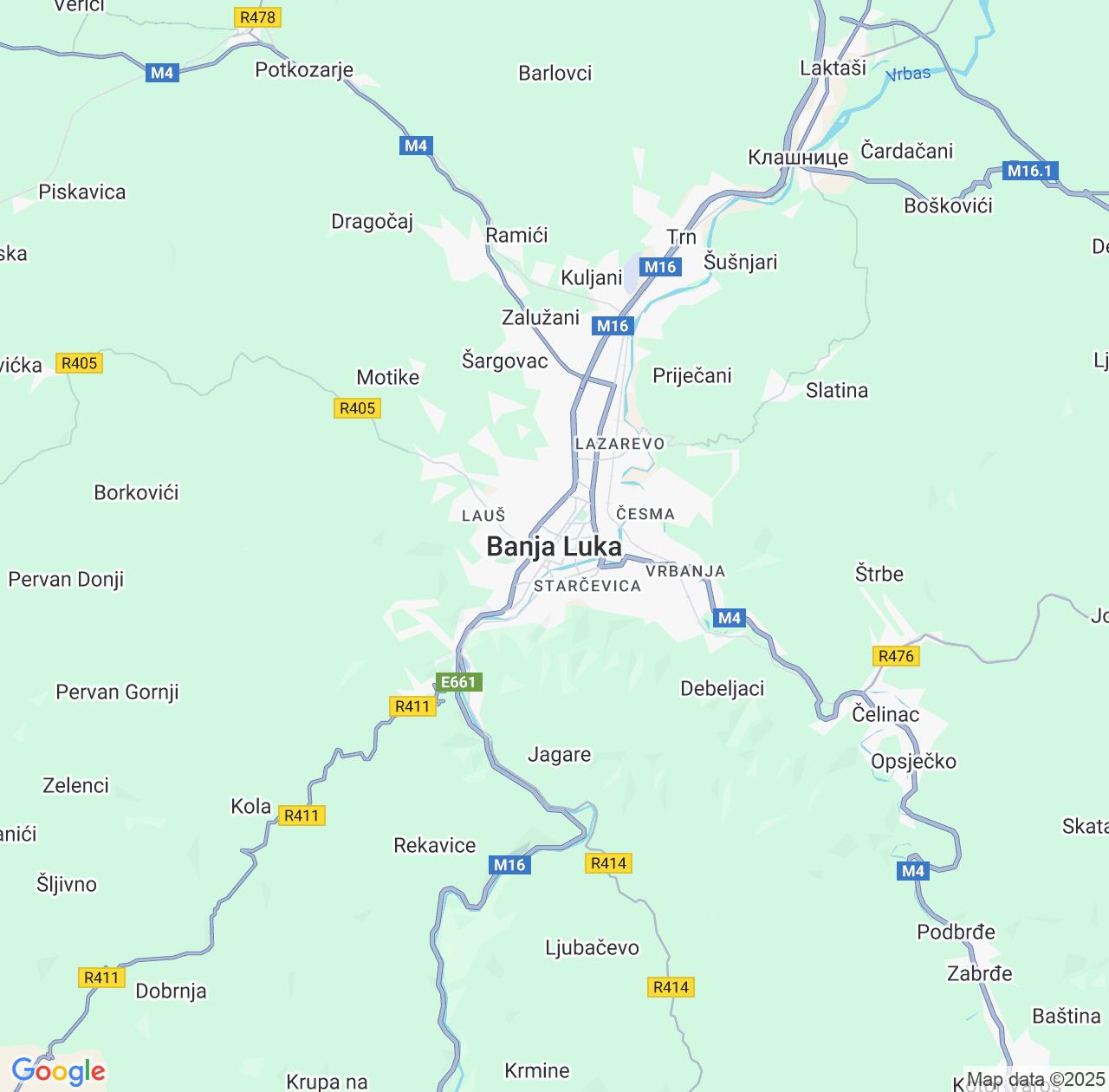 Map image for Intellectual Property Lawyers in Banja Luka and Srpska IP firms at coordinates  ; .