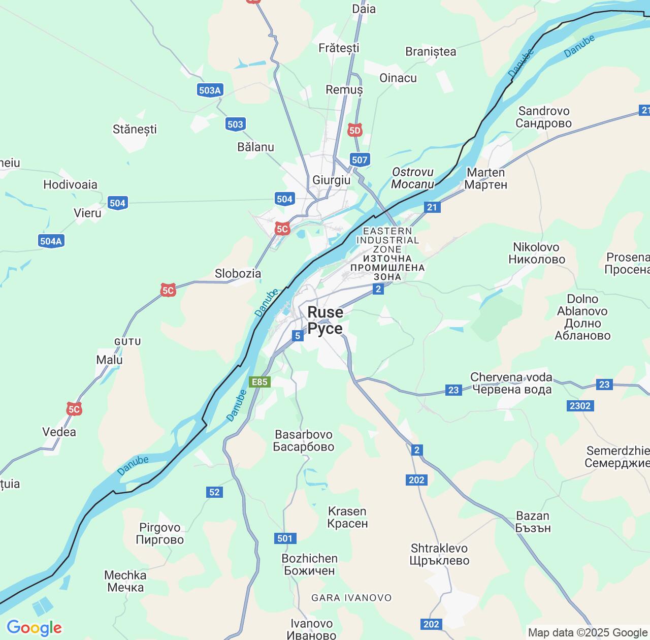 Map image for Intellectual Property Lawyers in Ruse and Bulgaria IP firms at coordinates  ; .