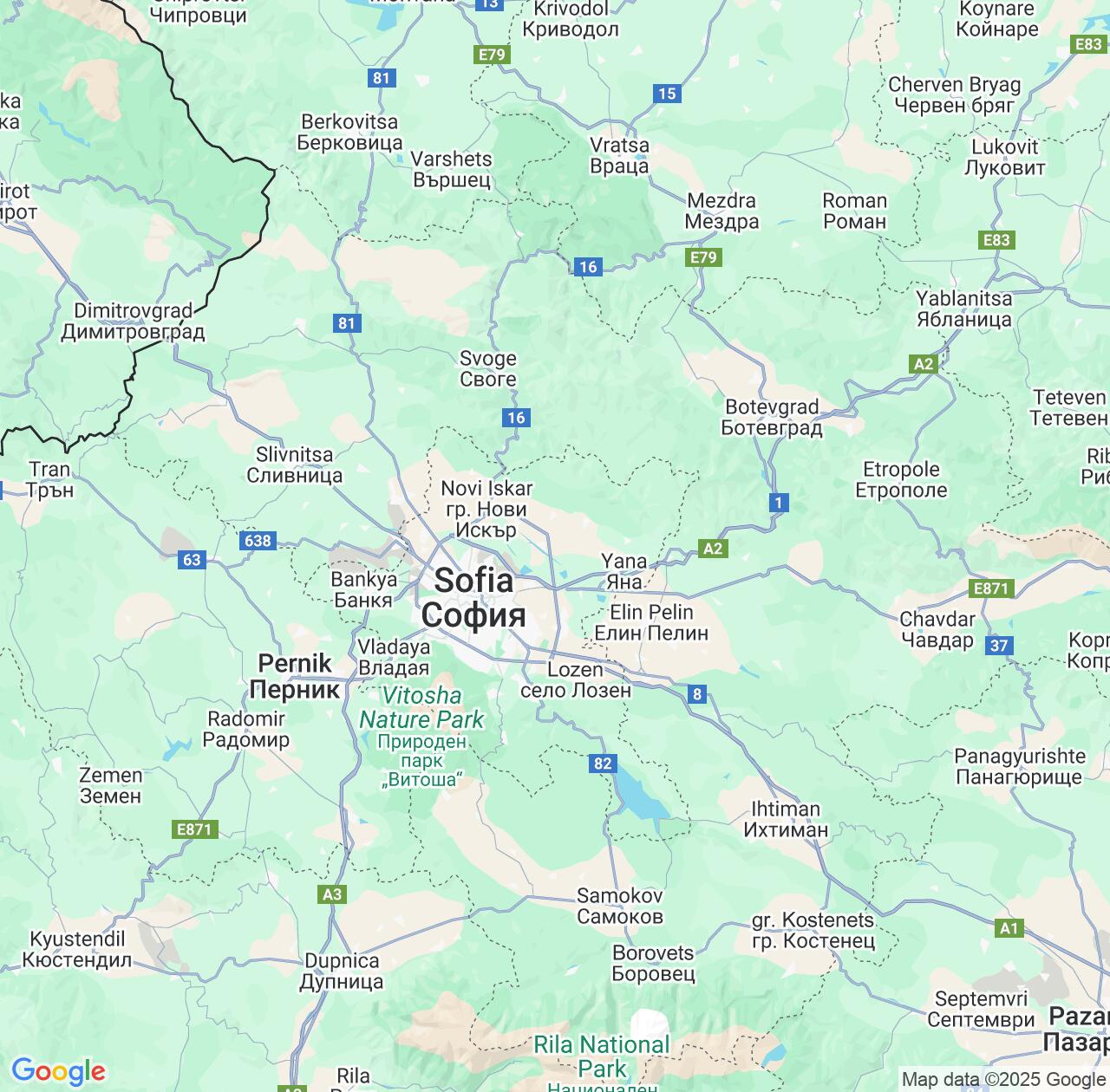 Map image for Intellectual Property Lawyers in Sofia-Capital and Bulgaria IP firms at coordinates  ; .