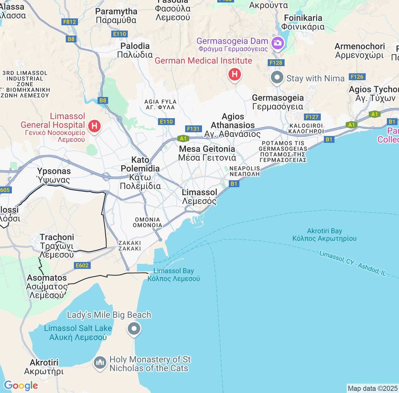 Map image for Intellectual Property Lawyers in Limassol and Cyprus IP firms at coordinates  ; .