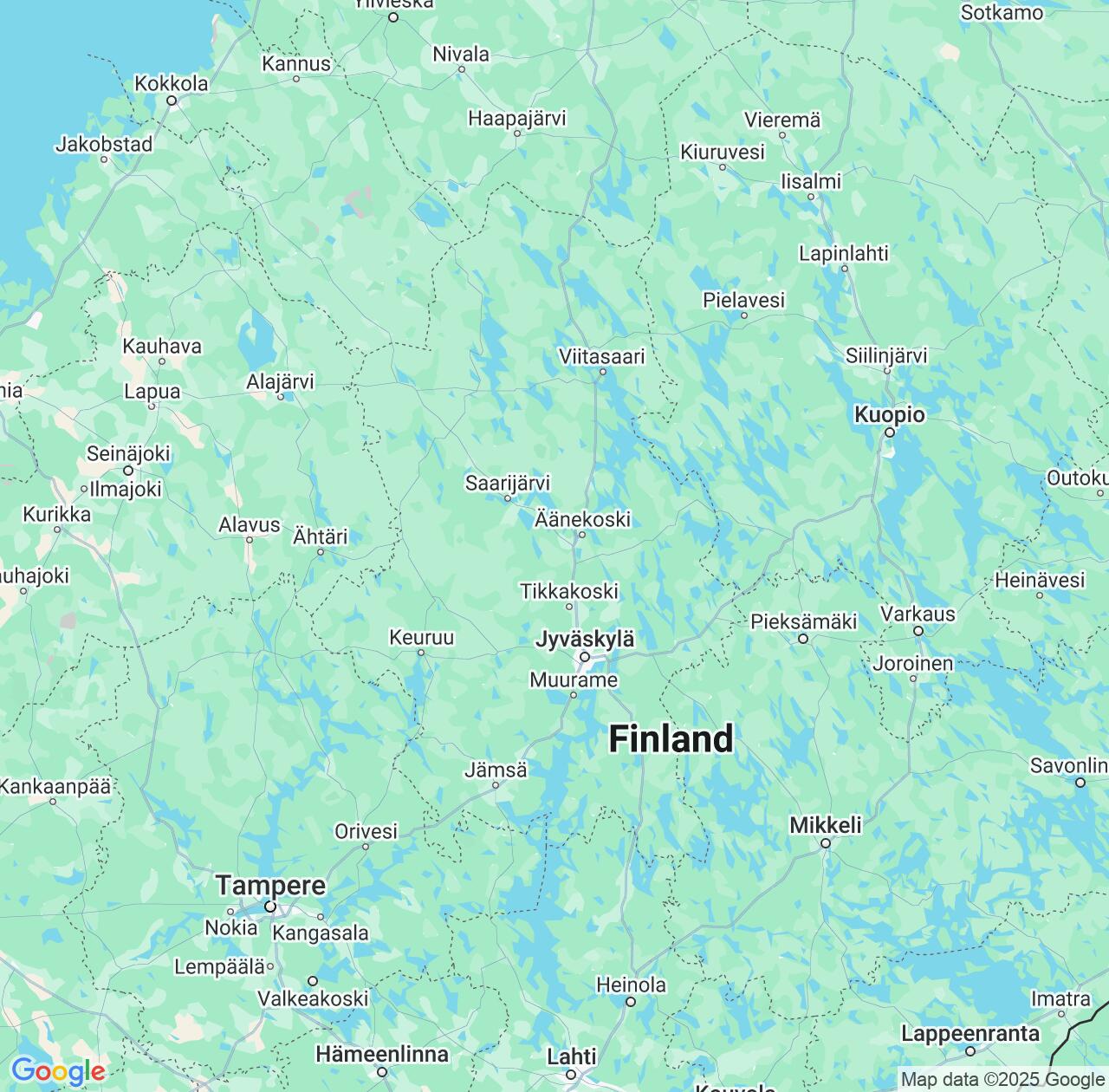 Map image for Intellectual Property Lawyers in Central Finland and Finland IP firms at coordinates  ; .