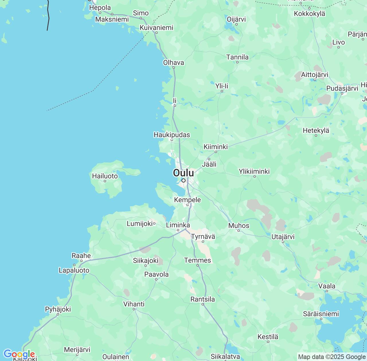 Map image for Intellectual Property Lawyers in Oulu and North Ostrobothnia IP firms at coordinates  ; .