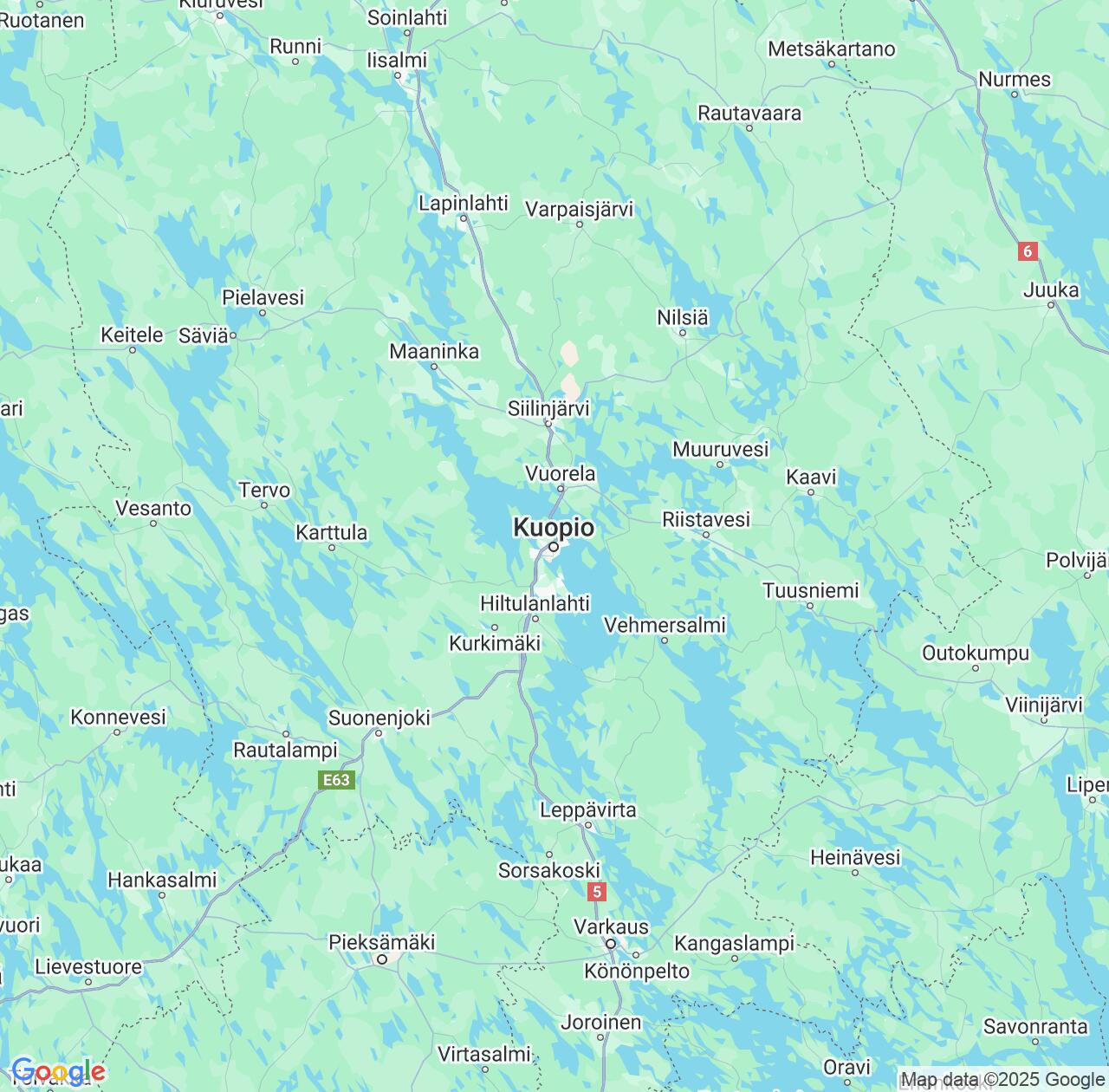 Map image for Intellectual Property Lawyers in Kuopio and North Savo IP firms at coordinates  ; .