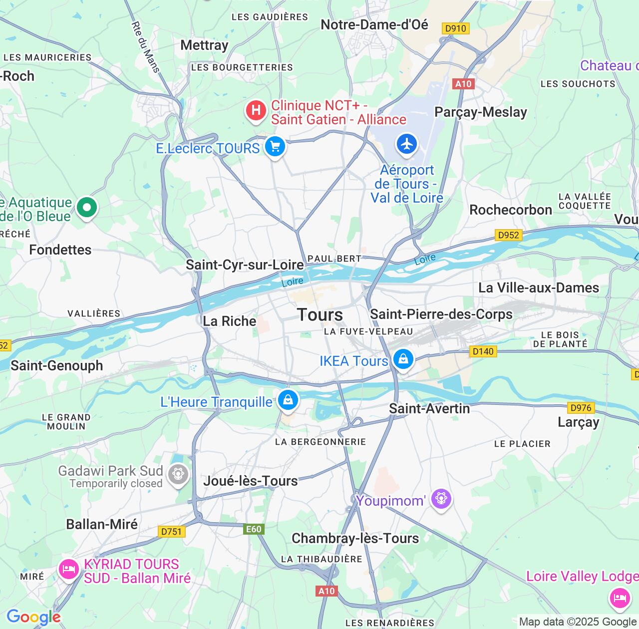 Map image for Intellectual Property Lawyers in Tours and Centre IP firms at coordinates  ; .