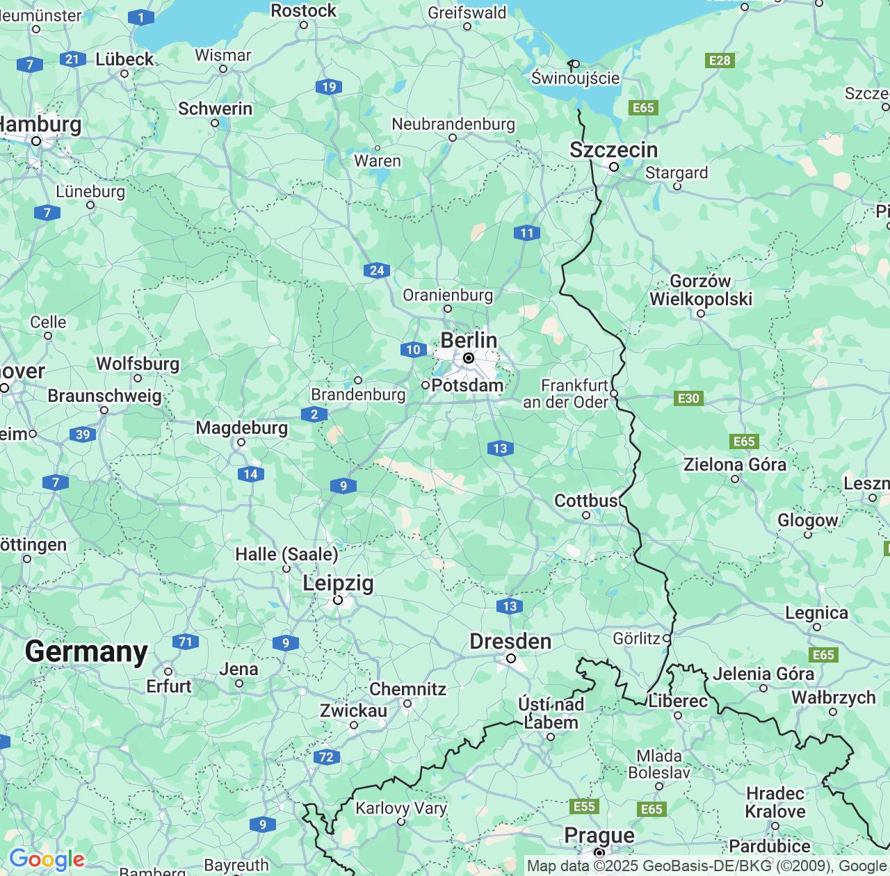Map image for Intellectual Property Lawyers in Brandenburg and Germany IP firms at coordinates  ; .