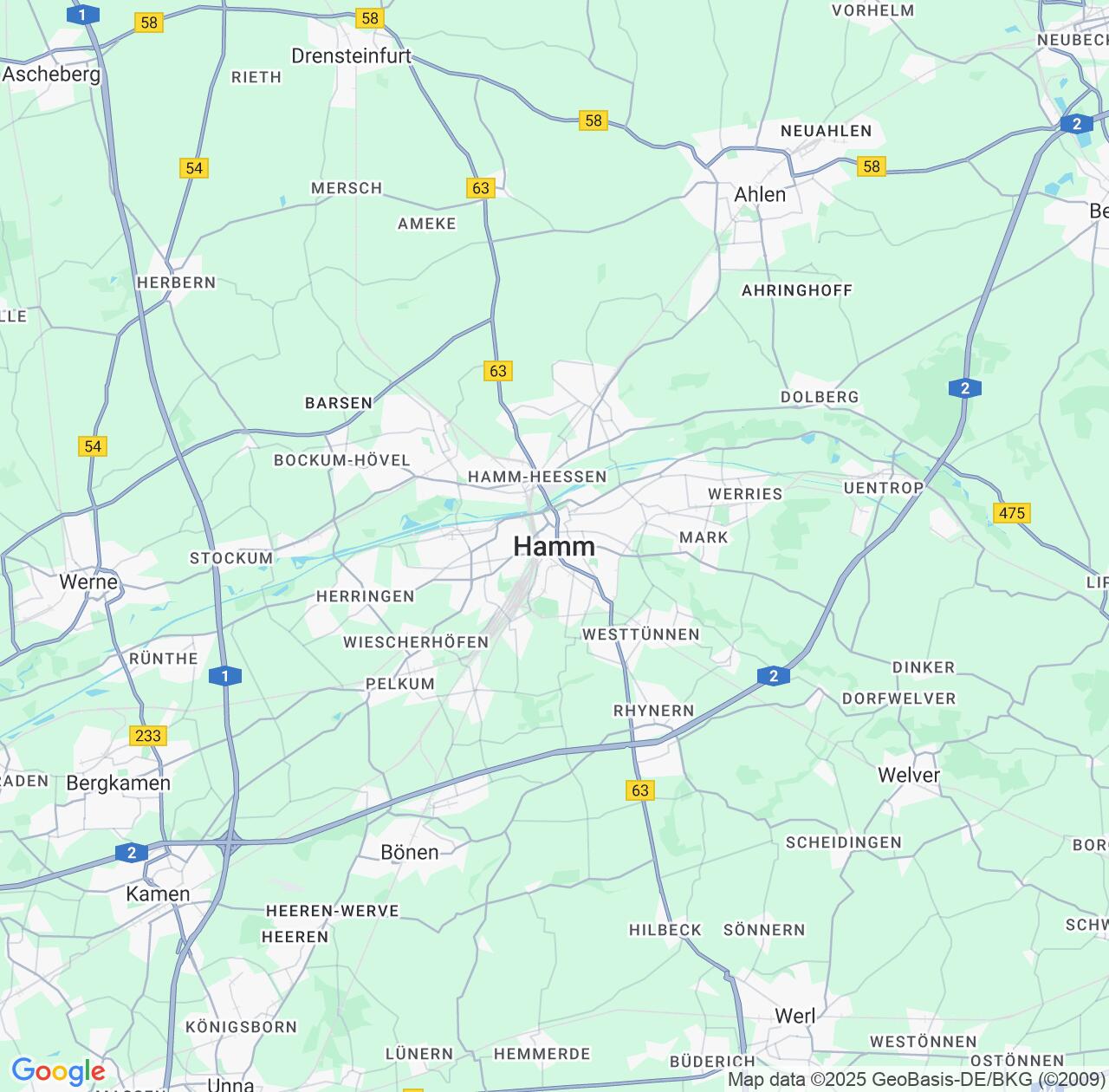 Map image for Intellectual Property Lawyers in Hamm and North Rhine-Westphalia IP firms at coordinates  ; .