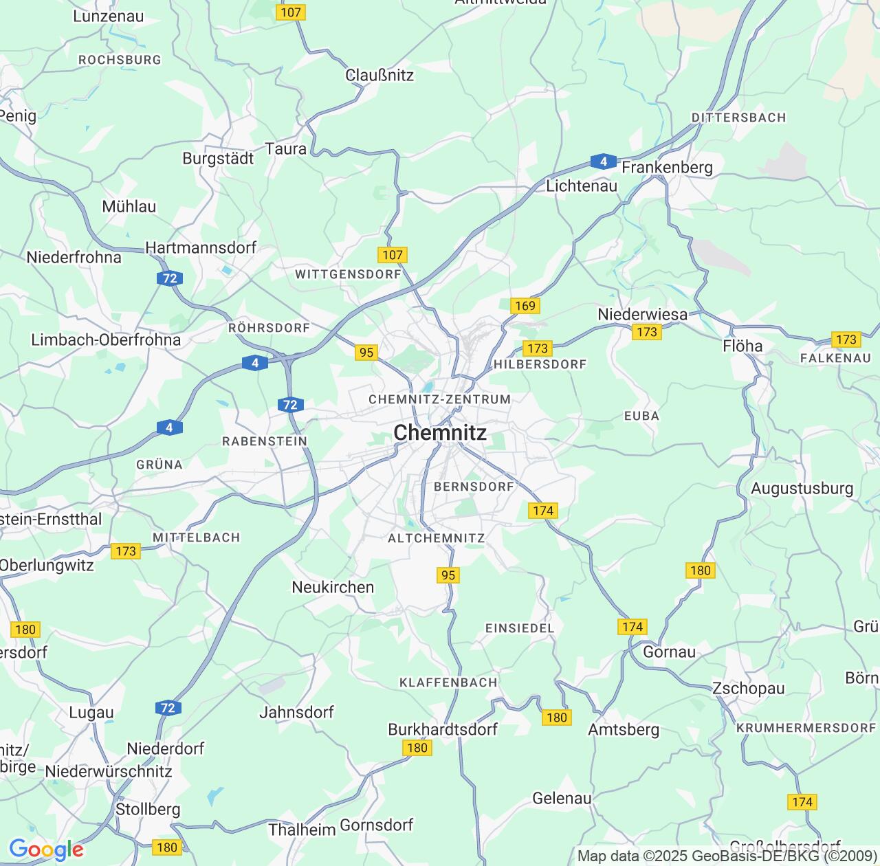 Map image for Intellectual Property Lawyers in Chemnitz and Saxony IP firms at coordinates  ; .