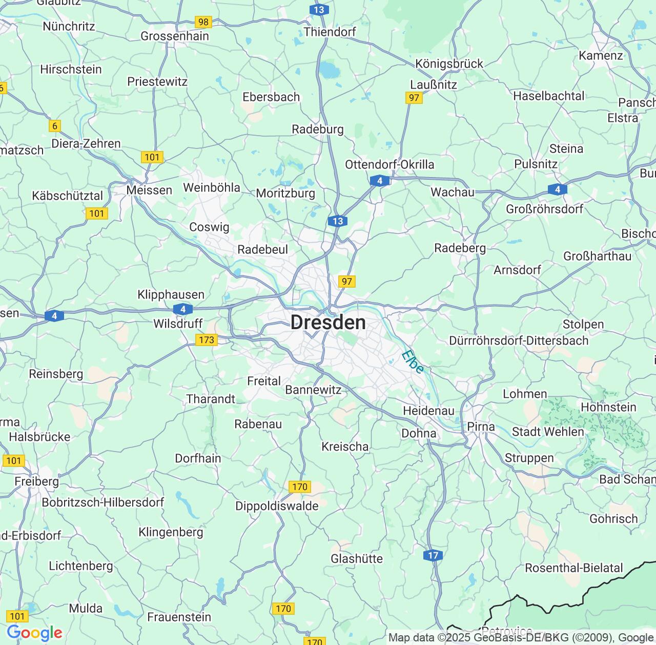 Map image for Intellectual Property Lawyers in Dresden and Saxony IP firms at coordinates  ; .