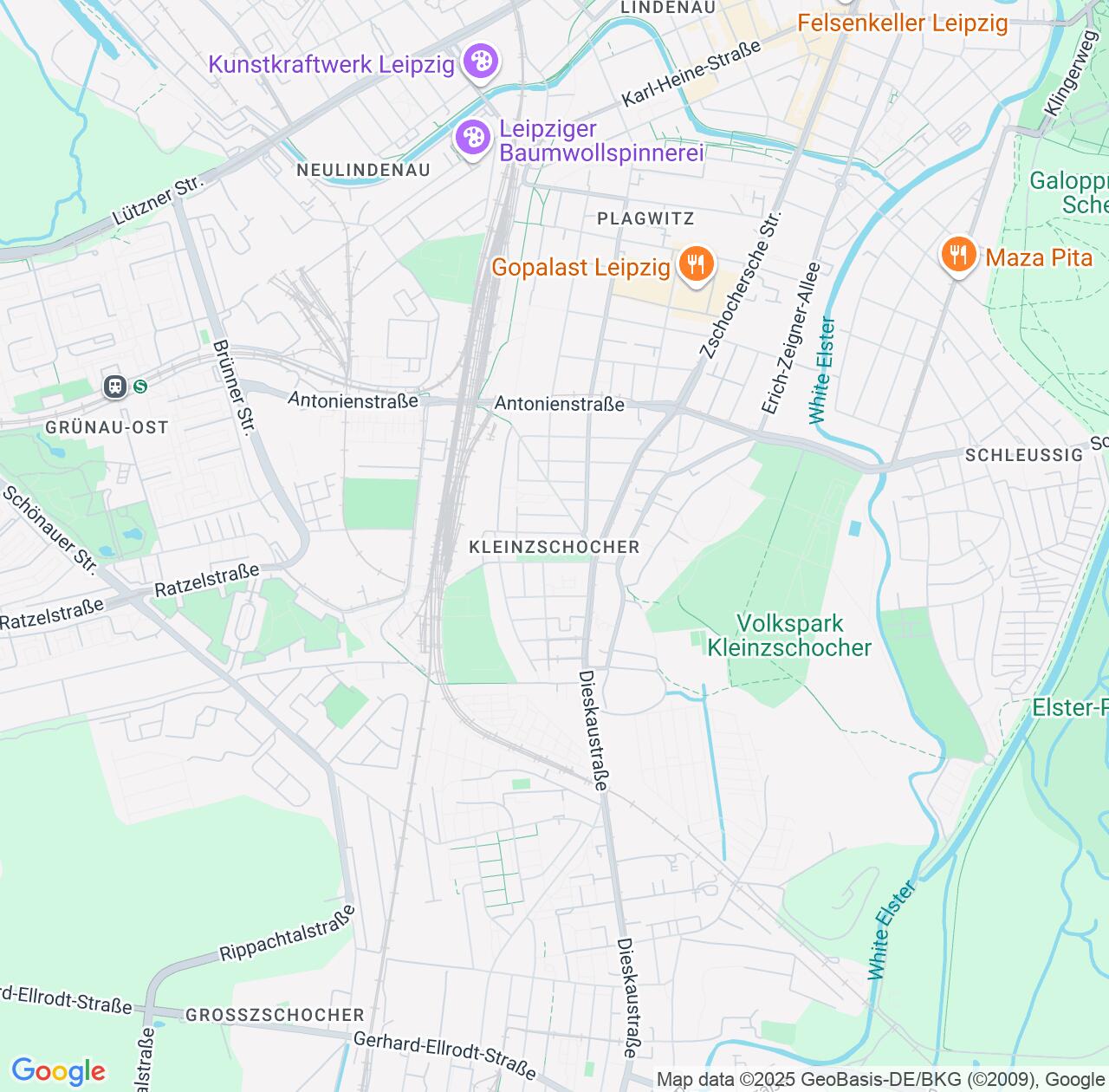 Map image for Intellectual Property Lawyers in Kleinzschocher and Saxony IP firms at coordinates  ; .