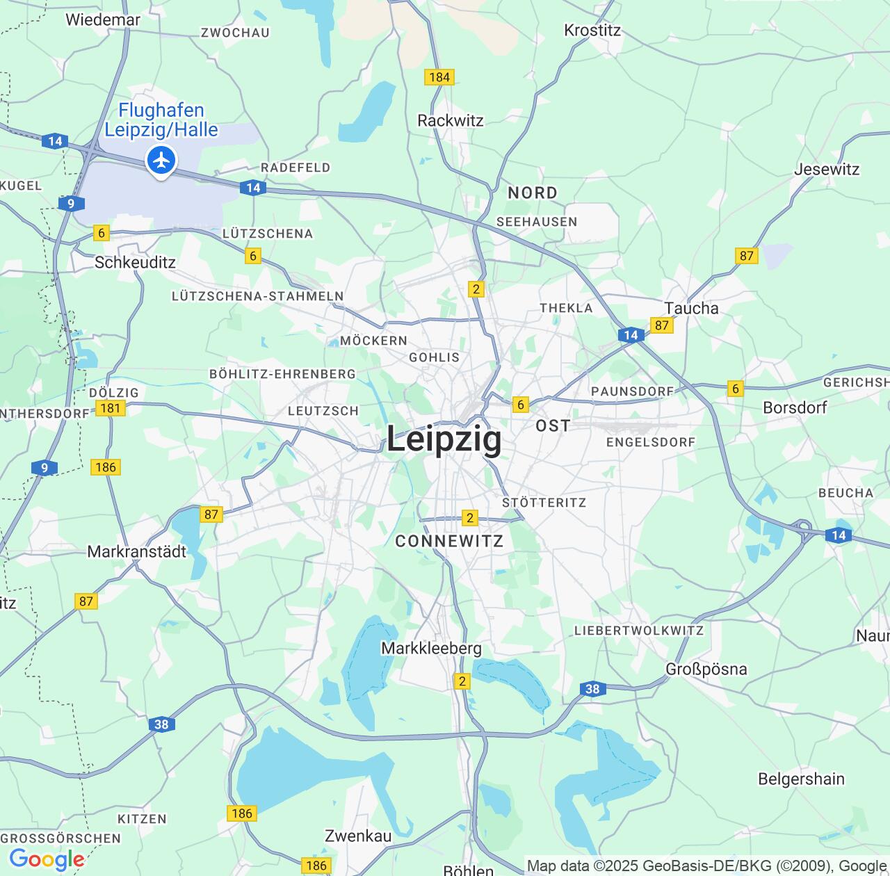Map image for Intellectual Property Lawyers in Leipzig and Saxony IP firms at coordinates  ; .