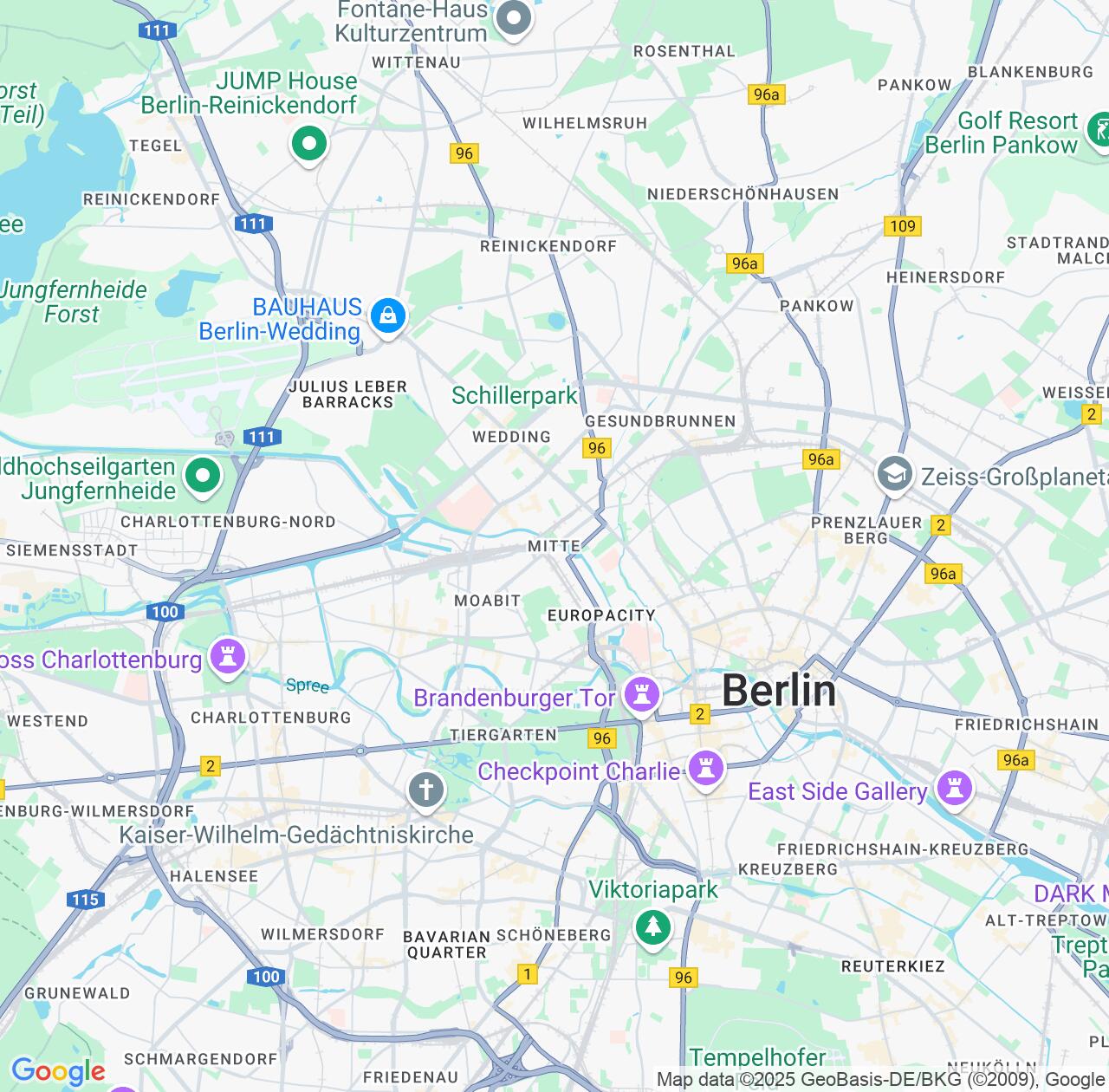 Map image for Intellectual Property Lawyers in Mitte and State of Berlin IP firms at coordinates  ; .