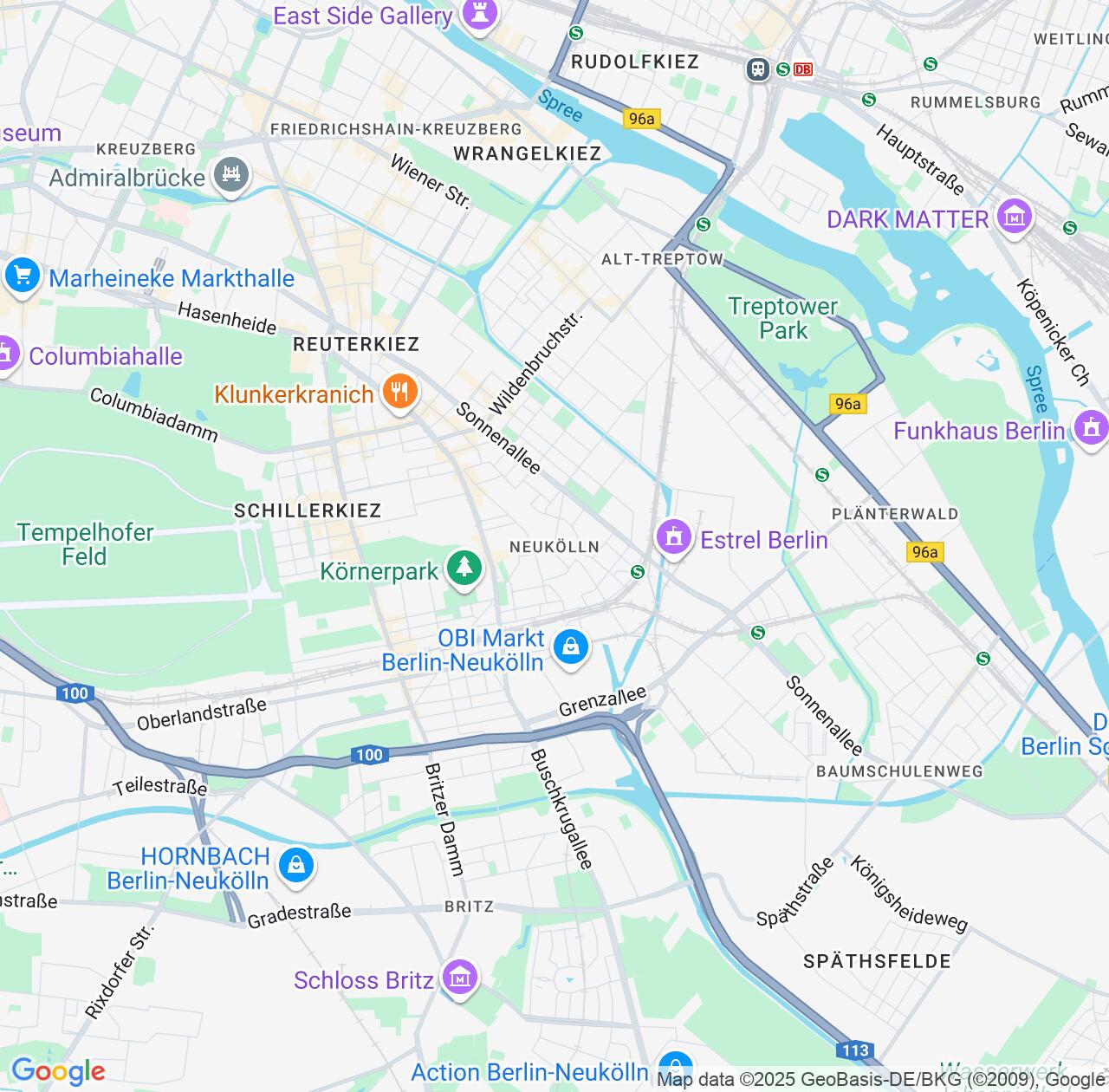 Map image for Intellectual Property Lawyers in Neukoelln and State of Berlin IP firms at coordinates  ; .