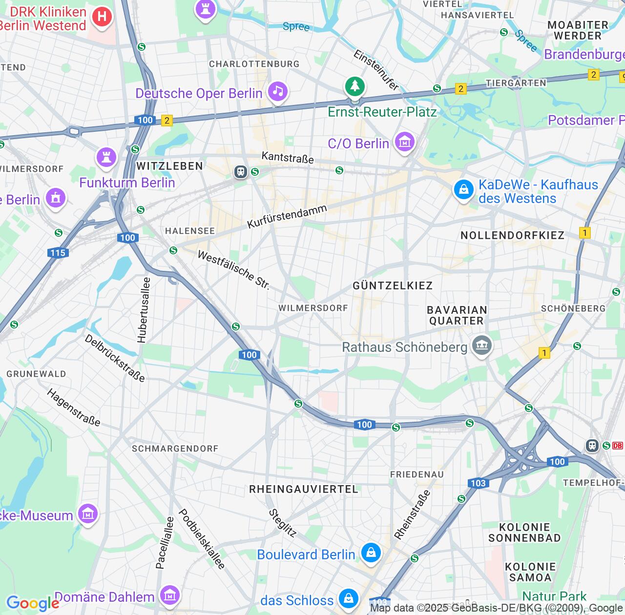 Map image for Intellectual Property Lawyers in Wilmersdorf and State of Berlin IP firms at coordinates  ; .