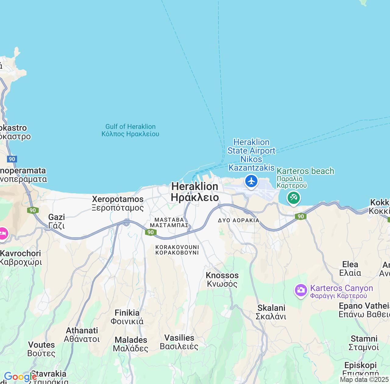 Map image for Intellectual Property Lawyers in Irakleion and Crete IP firms at coordinates  ; .