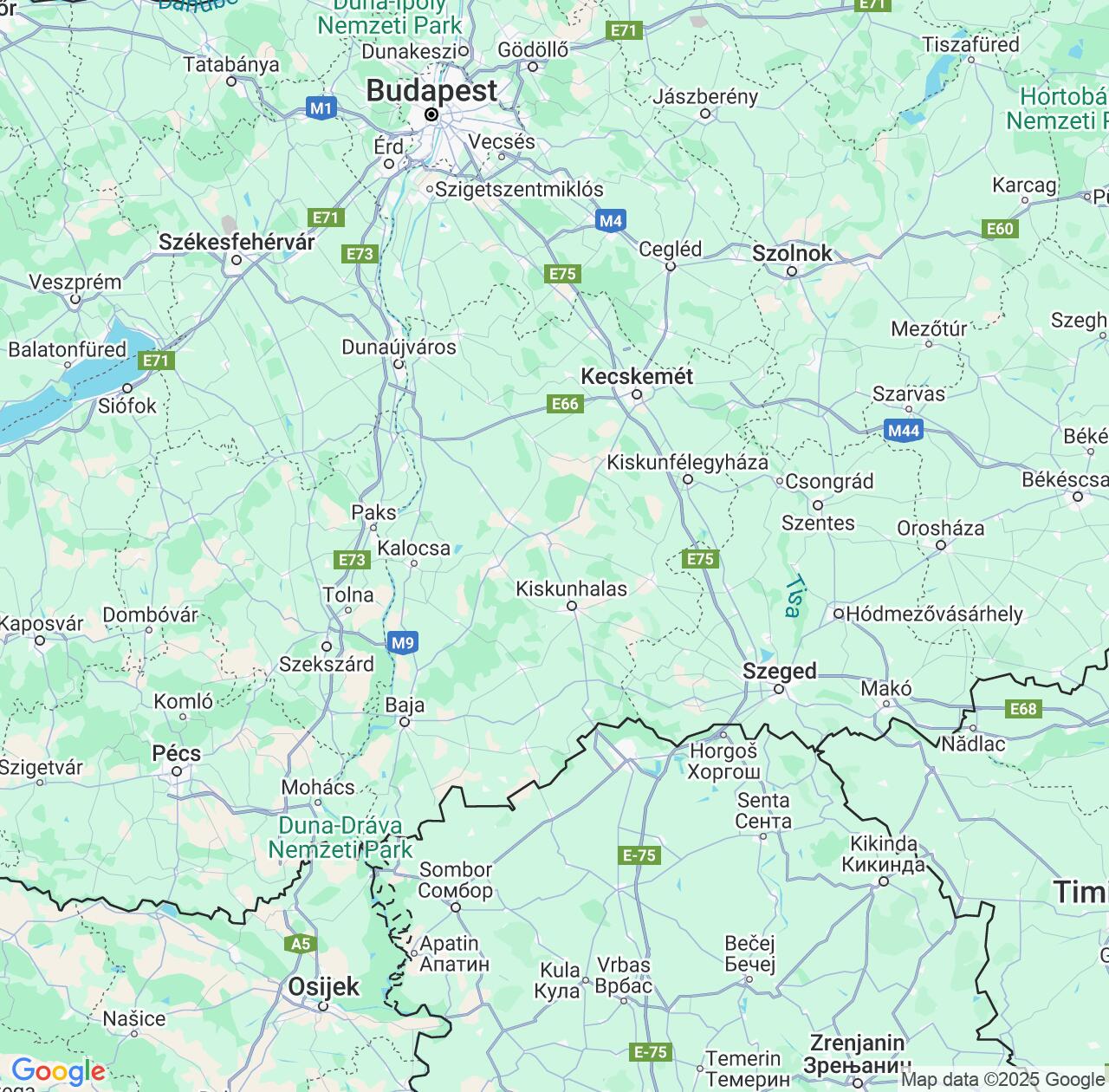 Map image for Intellectual Property Lawyers in Bács-Kiskun and Hungary IP firms at coordinates  ; .