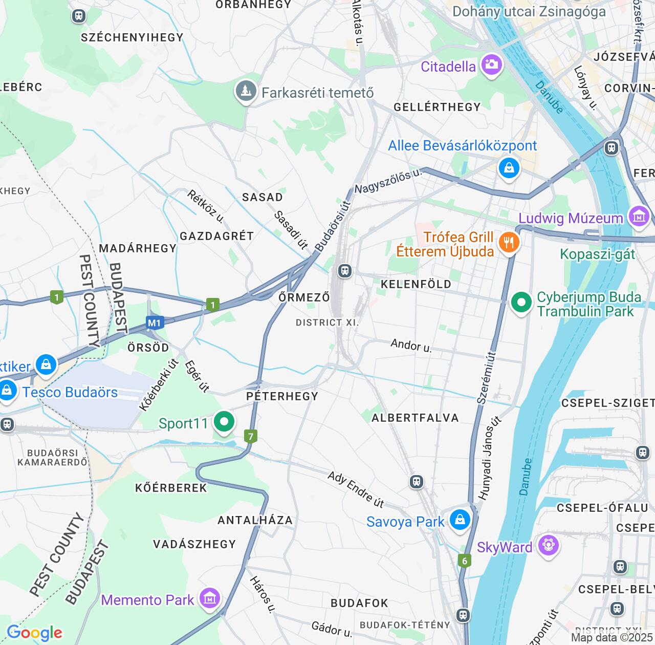 Map image for Intellectual Property Lawyers in Budapest XI. keruelet and Budapest IP firms at coordinates  ; .
