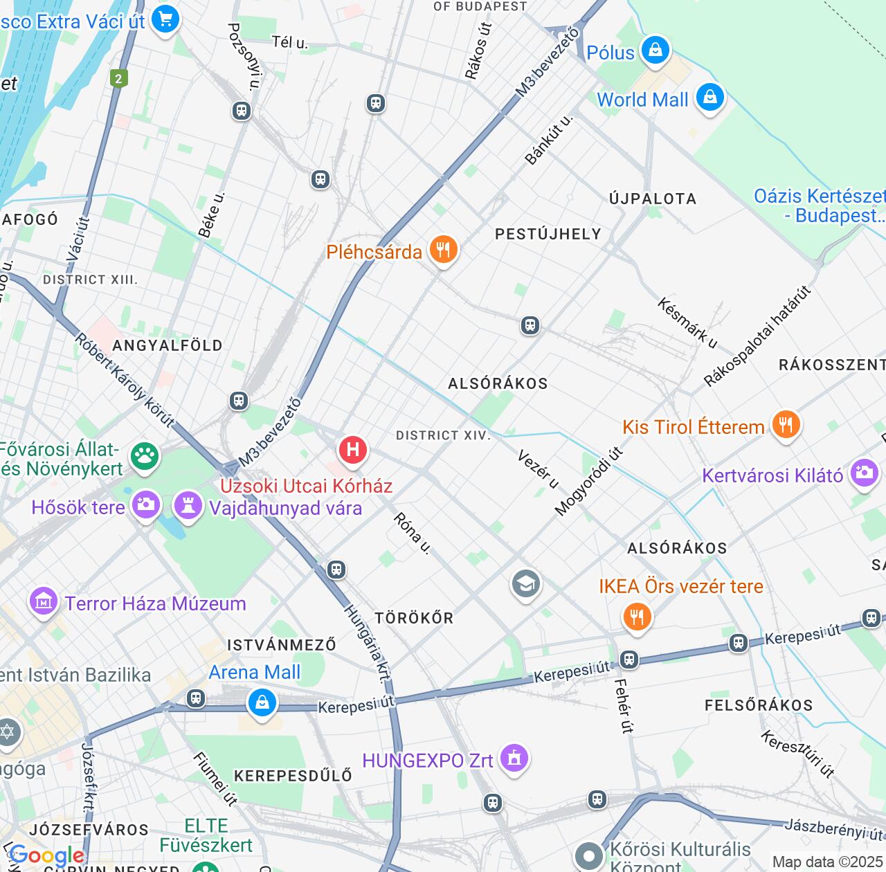 Map image for Intellectual Property Lawyers in Zuglo and Budapest IP firms at coordinates  ; .