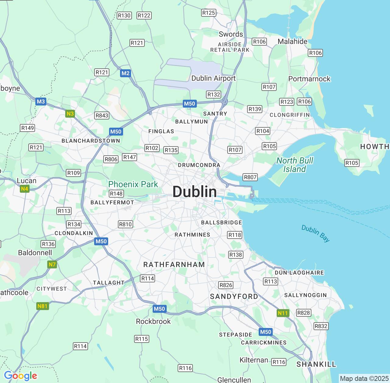 Map image for Intellectual Property Lawyers in Dublin and Leinster IP firms at coordinates  ; .